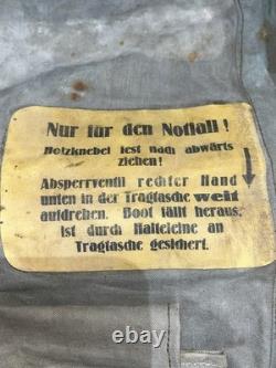 WW2 German Kriegsmarine Rubber Boat Pack Hull Backpack Rucksack Carrier