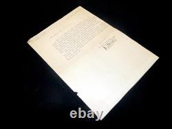 WW2 German Kriegsmarine SIGNED DEATH LETTER DR OTTO TARNOW SIMFEROPOL