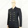 WW2 German Kriegsmarine Sailor Wool Tunic Repro Navy Blue Shirt Top Jacket New