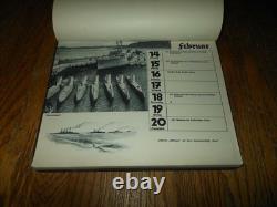 WW2 German Kriegsmarine Skagerrak Kalender 1937 DESK CALENDAR COMPLETE