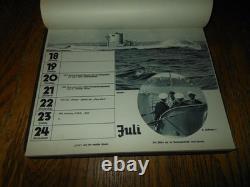WW2 German Kriegsmarine Skagerrak Kalender 1937 DESK CALENDAR COMPLETE