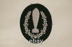 WW2 German Kriegsmarine Smoke Troops Gun Layer Trade Badge Patch