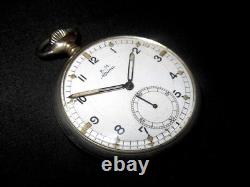 WW2 German Kriegsmarine Taschenuhr KM MARKED POCKET WATCH ALPINA VERY NICE