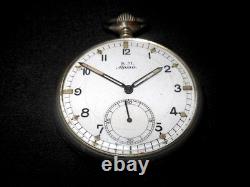WW2 German Kriegsmarine Taschenuhr KM MARKED POCKET WATCH ALPINA VERY NICE