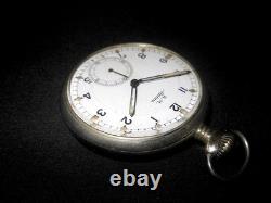 WW2 German Kriegsmarine Taschenuhr KM MARKED POCKET WATCH ALPINA VERY NICE