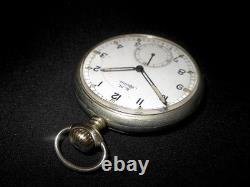 WW2 German Kriegsmarine Taschenuhr KM MARKED POCKET WATCH ALPINA VERY NICE