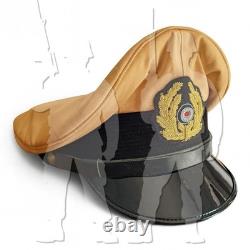 WW2 German Kriegsmarine Tropical Visor Cap Hat NCO Captain Embroidered Visor Cap