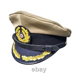 WW2 German Kriegsmarine Tropical Visor Cap Junior Officer Reproduction Hat
