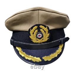 WW2 German Kriegsmarine Tropical Visor Cap Junior Officer Reproduction Hat