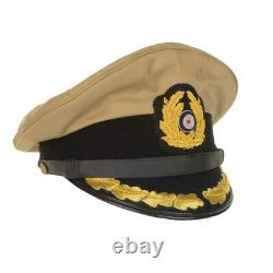 WW2 German Kriegsmarine Tropical Visor Hat/Cap Captain Embroidered Visor Cap