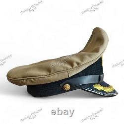 WW2 German Kriegsmarine Tropical Visor Hat/Cap Captain Embroidered Visor Cap