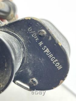WW2 German Kriegsmarine U Boat Binoculars 1944 U/ Off N Spurgeon Wintle Bequest