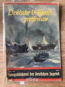 WW2 German Kriegsmarine U-Boat Books Lot Kriegsbücherei Original 1939-45
