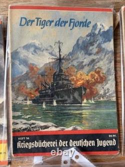 WW2 German Kriegsmarine U-Boat Books Lot Kriegsbücherei Original 1939-45