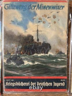 WW2 German Kriegsmarine U-Boat Books Lot Kriegsbücherei Original 1939-45