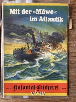 WW2 German Kriegsmarine U-Boat Books Lot Kriegsbücherei Original 1939-45
