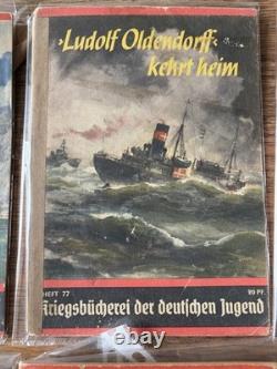 WW2 German Kriegsmarine U-Boat Books Lot Kriegsbücherei Original 1939-45