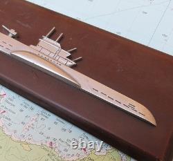 WW2 German Kriegsmarine U-Boat Submarine Half Hull Relief Plaque #1