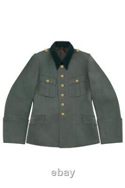 WW2 German Kriegsmarine coastal M35 Officer Gabardine service tunic Jacket