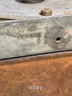 WW2 German Kriegsmarine extremely rare torpedo fuel tank, brass, good condition