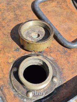 WW2 German Kriegsmarine extremely rare torpedo fuel tank, brass, good condition