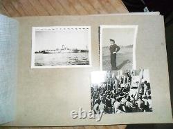 WW2 German Kriegsmarine personal photo album minesweepers and Norway