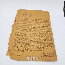 WW2 German Kriegsmarine volunteer letter acceptance application paper navy old