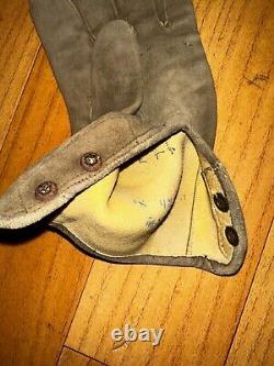 WW2 German Luftwaffe Wehrmacht Kriegsmarine Officers Deerskin gloves BEST WORLD