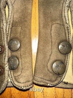 WW2 German Luftwaffe Wehrmacht Kriegsmarine Officers Deerskin gloves BEST WORLD