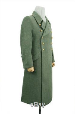 WW2 German M40 Kriegsmarine Coastal Officer Fieldgrey wool Greatcoat