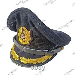 WW2 German Navy Kriegsmarine Admirals Field Grade Officer Visor Cap D20 Handmade