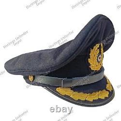 WW2 German Navy Kriegsmarine Admirals Field Grade Officer Visor Cap D20 Handmade