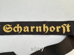 WW2 German Navy Kriegsmarine Battleship Scharnhorst Cap Tally Ribbon