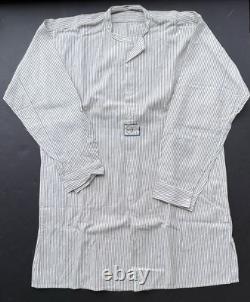 WW2 German Navy Kriegsmarine/Civilian Short, Blue/White Stripe, Maker/Shop Tag