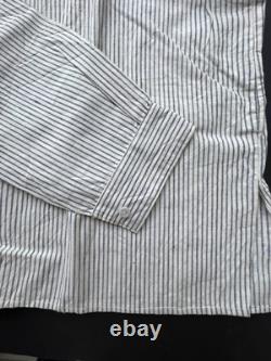 WW2 German Navy Kriegsmarine/Civilian Short, Blue/White Stripe, Maker/Shop Tag