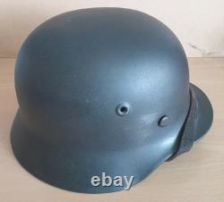 WW2 German Navy (Kriegsmarine) Matelot's M. 40 Steel Helmet Found in Cherbourg