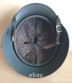 WW2 German Navy (Kriegsmarine) Matelot's M. 40 Steel Helmet Found in Cherbourg