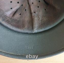 WW2 German Navy (Kriegsmarine) Matelot's M. 40 Steel Helmet Found in Cherbourg
