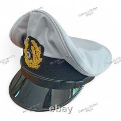 WW2 German Navy Kriegsmarine U-Boat Officer Visor Cap Junior Officer Hat Repro