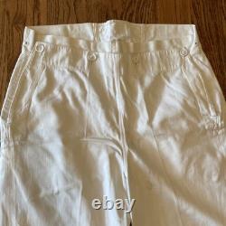 WW2 German Navy Original Sailors Work/deck Pants 1934 Dated Kriegsmarine Named
