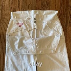 WW2 German Navy Original Sailors Work/deck Pants 1934 Dated Kriegsmarine Named