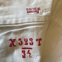 WW2 German Navy Original Sailors Work/deck Pants 1934 Dated Kriegsmarine Named