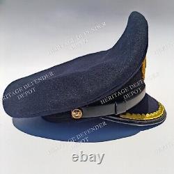 WW2 German Navy U-Boat Kriegsmarine Blue visor cap Junior Officer Handmade Repro