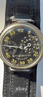 WW2 German Navy watch for men mechanical pre owned Kriegsmarine working