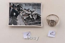 WW2 German RING Stahlhelm WWII Card 1939 Sygnet 1940 GERMANY KRIEGSMARINE Army