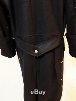 WW2 German Repro Kriegsmarine Navy Admiral Wool Overcoat Dress Jacket Tunic