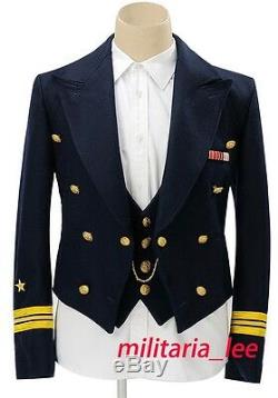 WW2 German Repro Kriegsmarine Navy Blue Wool Mess Dress Tunic All Sizes