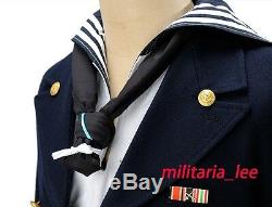 WW2 German Repro Kriegsmarine Sailor Navy Blue Wool Mess Dress Tunic All Sizes