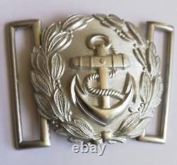 WW2 German Silber Kriegsmarine Officer Belt Buckle ORIGINAL, FLL Maker