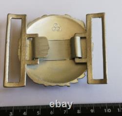 WW2 German Silber Kriegsmarine Officer Belt Buckle ORIGINAL, FLL Maker